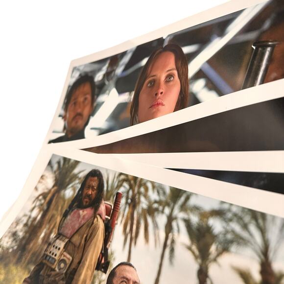 Disney Store Authentic Star Wars Rogue One Lithograph Set of 4 NEW - Picture 9 of 9